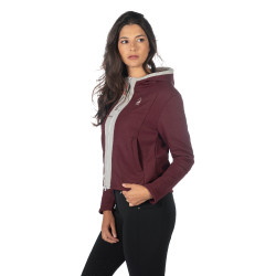 Sweat Livigno femme HKM Bordeaux Sweat Livigno femme HKM Bordeaux