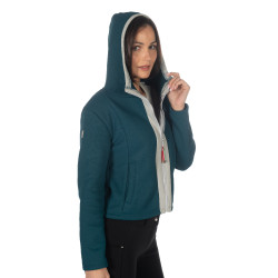 Sweat Livigno femme HKM Vert foncé Sweat Livigno femme HKM Vert foncé