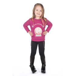 Sweat Polly HKM enfant Magenta Rose Sweat Polly HKM enfant Magenta Rose