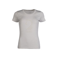 T-shirt Livigno Horse Head dames HKM Steengrijs