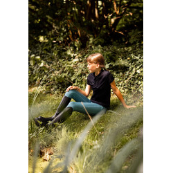 Functioneel poloshirt met korte mouwen Denise kind Horze Functioneel poloshirt met korte mouwen Denise kind Horze