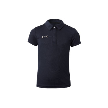 Functioneel poloshirt met korte mouwen Denise kind Horze Functioneel poloshirt met korte mouwen Denise kind Horze