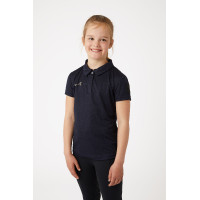 Functioneel poloshirt met korte mouwen Denise kind Horze Roze Functioneel poloshirt met korte mouwen Denise kind Horze Roze