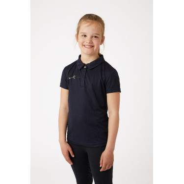 Functioneel poloshirt met korte mouwen Denise kind Horze Functioneel poloshirt met korte mouwen Denise kind Horze
