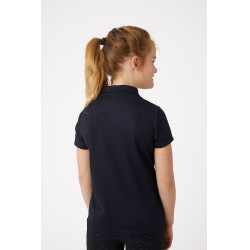 Polo fonctionnel à manches courtes Denise enfant Horze Bleu marine foncé Polo fonctionnel à manches courtes Denise enfant Horze Bleu marine foncé