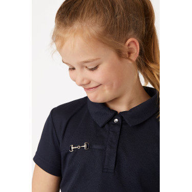 Functioneel poloshirt met korte mouwen Denise kind Horze Functioneel poloshirt met korte mouwen Denise kind Horze