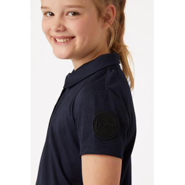 Functioneel poloshirt met korte mouwen Denise kind Horze Functioneel poloshirt met korte mouwen Denise kind Horze