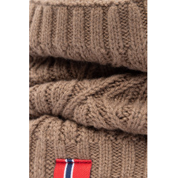 Gebreide halswarmer B Vertigo Faye Bruin modder Beige Gebreide halswarmer B Vertigo Faye Bruin modder Beige