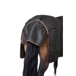 Couverture imperméable Poney Pegasus Horze 200 g Noir caviar