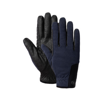 Gants d'équitation hiver Kara Horze Bleu polaire