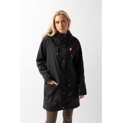 Imperméable Elise avec doublure matelassé Horze Noir caviar Imperméable Elise avec doublure matelassé Horze Noir caviar