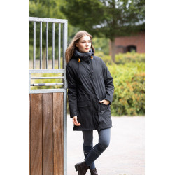 Imperméable Elise avec doublure matelassé Horze Noir caviar Imperméable Elise avec doublure matelassé Horze Noir caviar