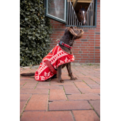 Couverture de Noël chien Horze Rouge Couverture de Noël chien Horze Rouge