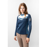 Trainingsshirt Ayra Horze Marine titaan Marineblauw Trainingsshirt Ayra Horze Marine titaan Marineblauw