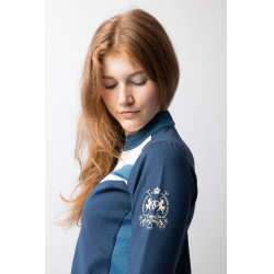 Trainingsshirt Ayra Horze Marine titaan Marineblauw