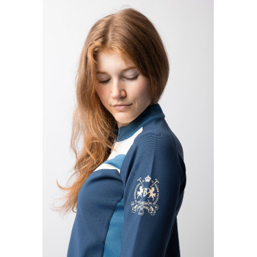 Trainingsshirt Ayra Horze Marine titaan Marineblauw