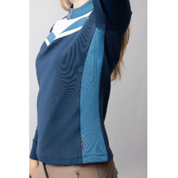 Trainingsshirt Ayra Horze Marine titaan Marineblauw