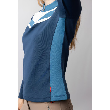 Trainingsshirt Ayra Horze Marine titaan Marineblauw