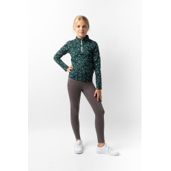 T-shirt d'entraînement Pegasus enfant Horze Vert d'eau foncé T-shirt d'entraînement Pegasus enfant Horze Vert d'eau foncé