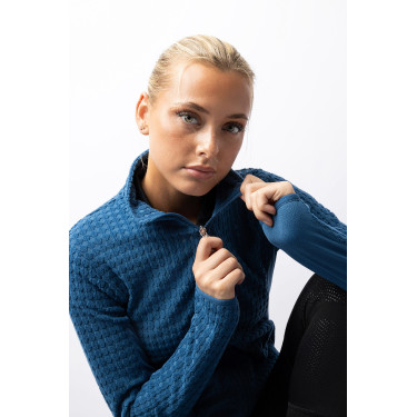 Fleece rijjas Darcey Horze Hemelsblauw
