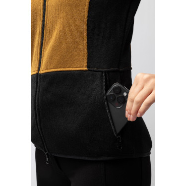 Veste en fleece Neve Horze Marron doré Veste en fleece Neve Horze Marron doré