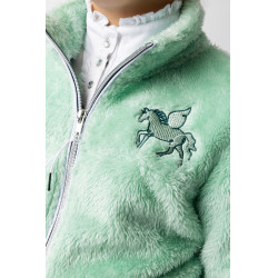 Veste polaire enfant Elsa Horze Brouillard vert Veste polaire enfant Elsa Horze Brouillard vert