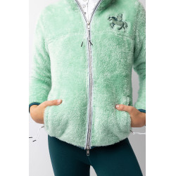 Veste polaire enfant Elsa Horze Brouillard vert Veste polaire enfant Elsa Horze Brouillard vert