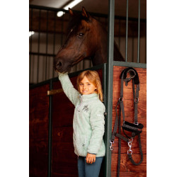 Veste polaire enfant Elsa Horze Brouillard vert Veste polaire enfant Elsa Horze Brouillard vert