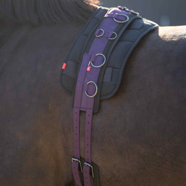 Nylon werk-singel Imperial Riding Deluxe Extra Donkerpaars Bordeaux