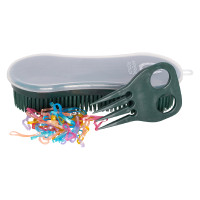 Perfection borstel met elastische manen Imperial Riding Koninklijk Paars Violet Perfection borstel met elastische manen Imperial Riding Koninklijk Paars Violet
