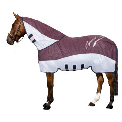 Couvre-cou anti-mouches et pluie Imperial Riding Super-dry Bordeaux