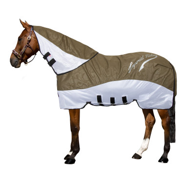 Couvre-cou anti-mouches et pluie Imperial Riding Super-dry Olive verte