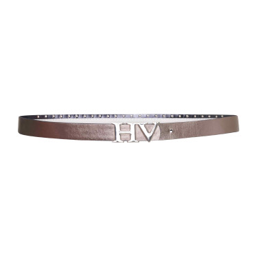 Ceinture HV Polo Isabelle Taupe metallic Marron