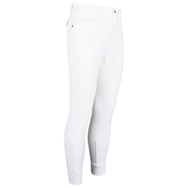 Pantalon d'équitation Euro-Star Camillo FullGrip homme Blanc