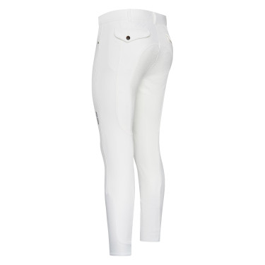 Pantalon d'équitation Euro-Star Camillo FullGrip homme Blanc
