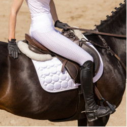 Pantalon d'équitation Euro-Star Flying Famous FullGrip Blanc