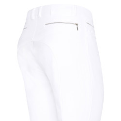 Pantalon d'équitation Easy Rider Victor FullGrip homme Blanc