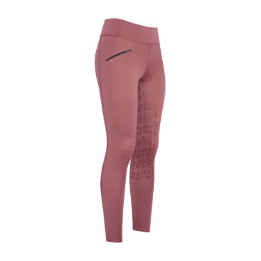 Legging d'équitation Easy Rider Dietse Winter FullGrip Red cheeks Rouge