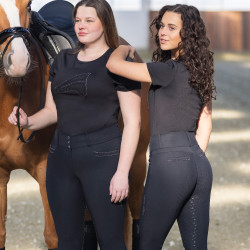 Pantalon d'équitation Easy Rider Amara FullGrip Bleu marine Pantalon d'équitation Easy Rider Amara FullGrip Bleu marine