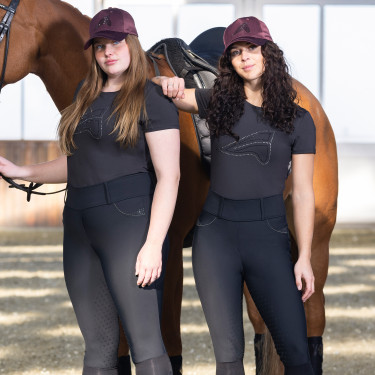 Legging d'équitation Easy Rider Maxima FullGrip Noir Legging d'équitation Easy Rider Maxima FullGrip Noir
