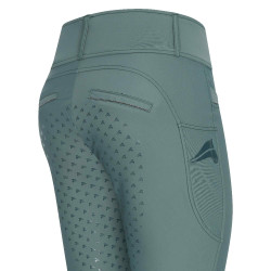 Legging d'équitation Easy Rider Maxima FullGrip Dark castor Bleu