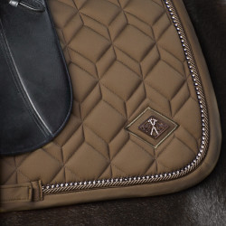 Tapis de selle HV Polo Classic GP Vert prairie Marron Tapis de selle HV Polo Classic GP Vert prairie Marron