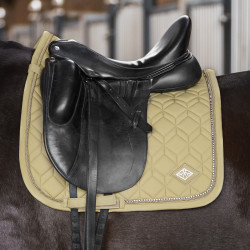 Tapis de selle HV Polo Classic DR Vert herbe tendre Jaune