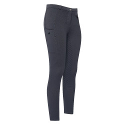 Pantalon d'équitation Easy Rider Joy FullGrip Aimant Gris