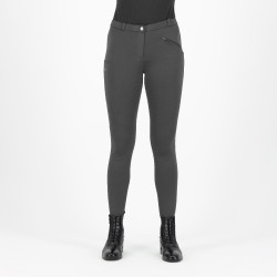 Pantalon d'équitation Easy Rider Joy FullGrip Aimant Gris