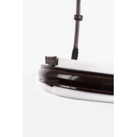 Gecombineerde neusriem Montar Deluxe contrasterende rand ECO-leer Bruin