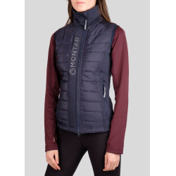 Mouwloze bodywarmer Montar Emma dames Marine Marineblauw