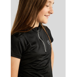 Polo Montar Junior Everly manches courtes Noir