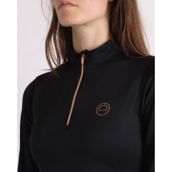 Polo Montar Everly enfant manches longues rose gold Noir Polo Montar Everly enfant manches longues rose gold Noir