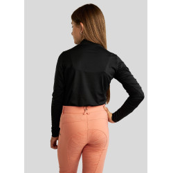 Polo Montar Everly enfant manches longues rose gold Noir Polo Montar Everly enfant manches longues rose gold Noir